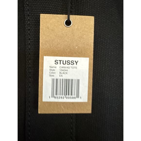 New Stussy black tote shoulder handbag bag - Picture 11 of 13